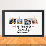 Family Picture Frame with Customized Name & Year