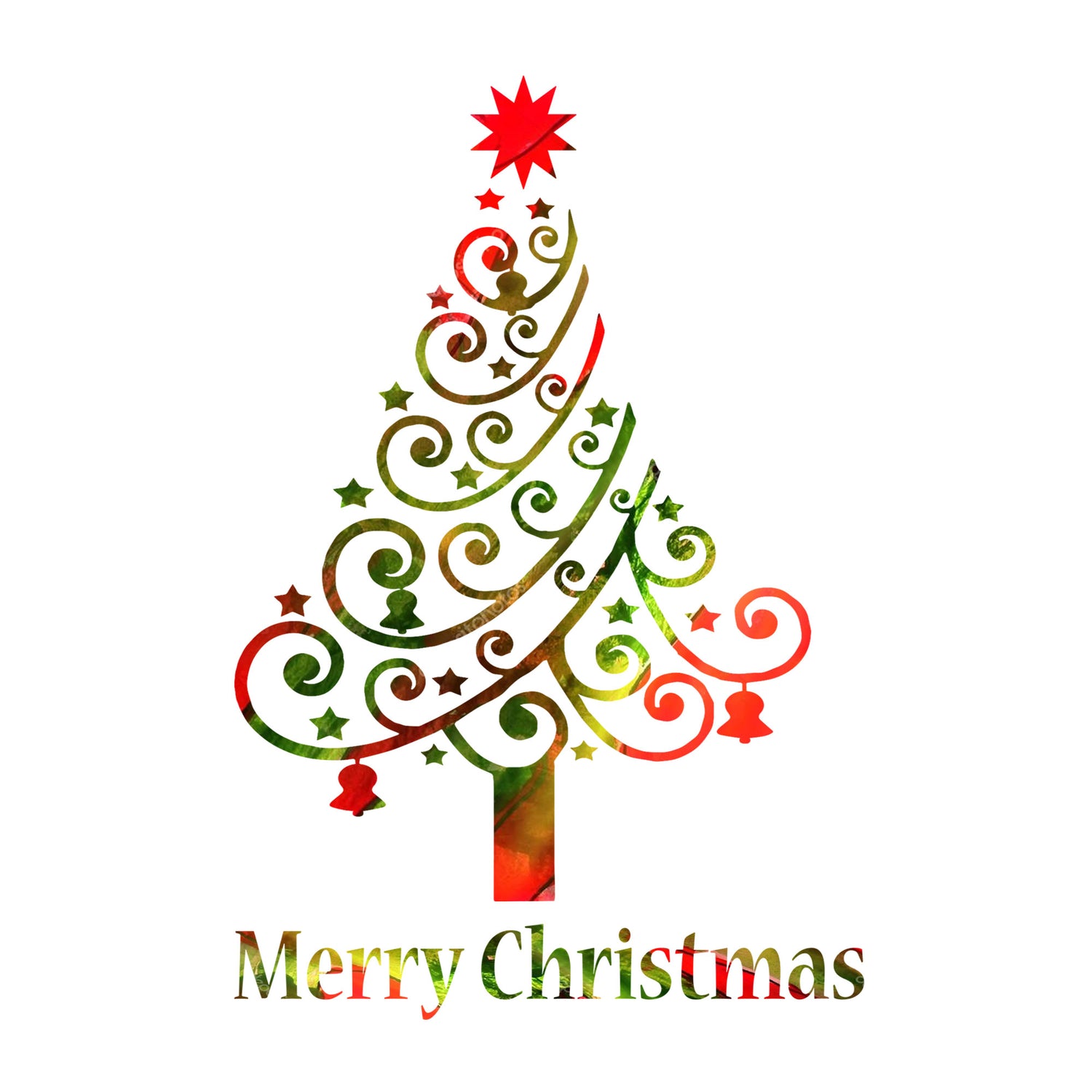 Christmas Tree Wall Stickers Removable vinyl wall decals