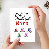 Personalised Eid Mubarak Card for Grandparents