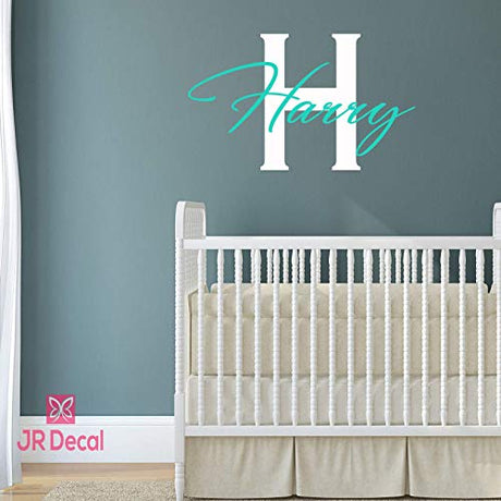 Name Initial sticker with Monogram
