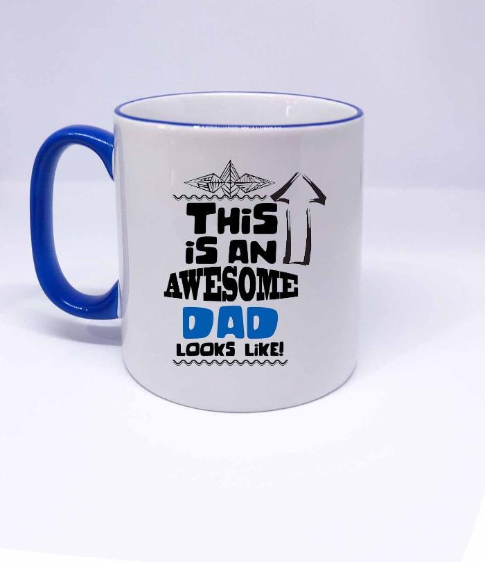 "This is an Awesome DAD" Funny Mug for Dad