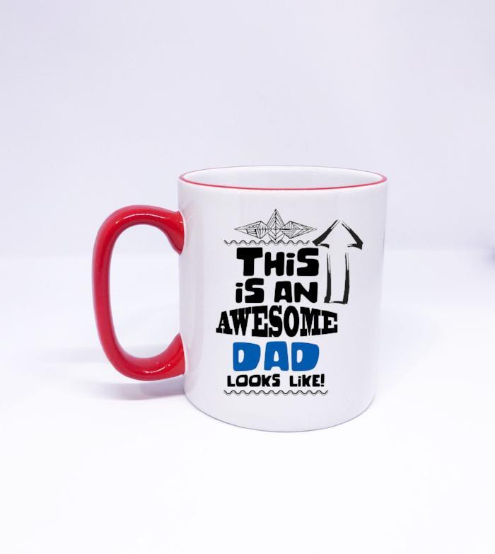"This is an Awesome DAD" Funny Mug for Dad