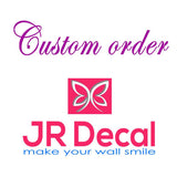 Custom Monogram Sign wall stickers