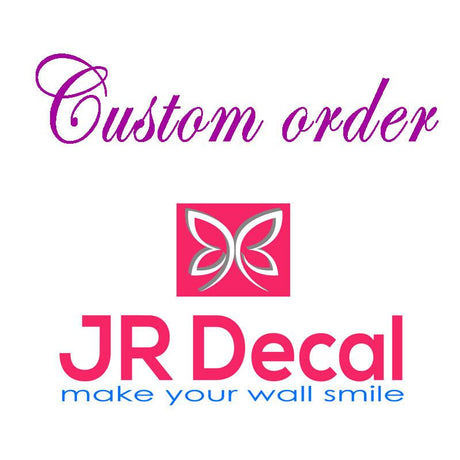 Custom Monogram Sign wall stickers