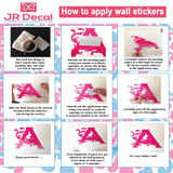 Our Values - inspirational Quote Removable Vinyl Wall Art Stickers 