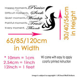 Happy Moment Islamic Wall STICKERS