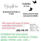 Swan Girls Personalised name sticker
