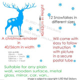 Wall Decals Merry Christmas Reindeer