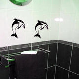 Dolphin Bathroom Stickers Set