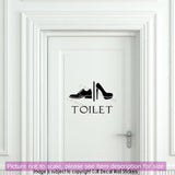 Funny Toilet Entrance Sign Sticker