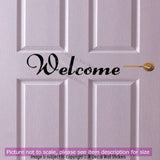 Welcome Door Sign Vinyl Art Stickers HK-21